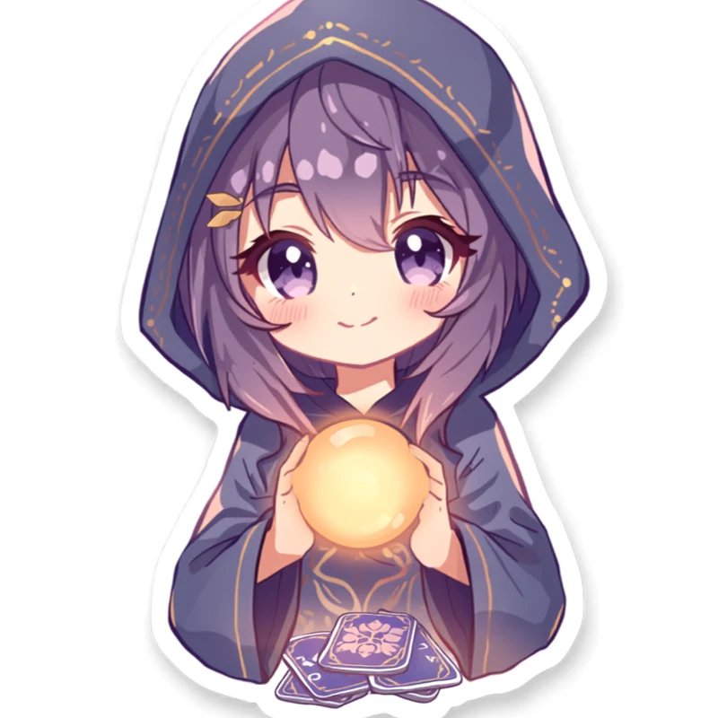 恋愛AIタロットの占い師のイラスト